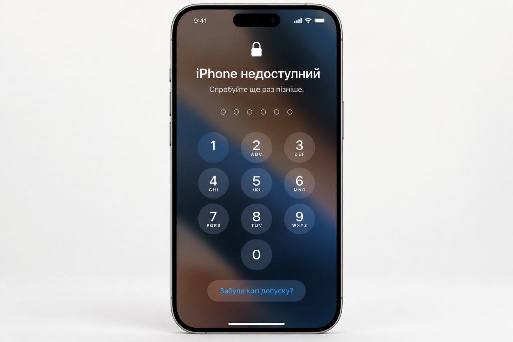 Розблокування iPhone попереднім кодом допуску
