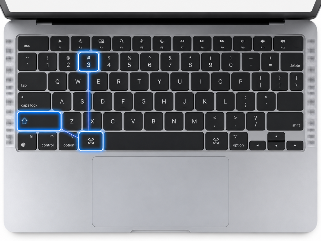 Як зробити скрін усього екрана на MacBook