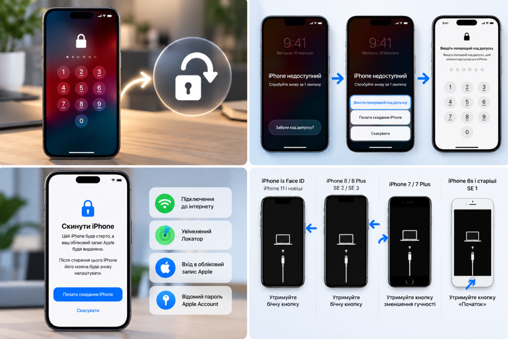 Як увімкнути режим відновлення на iPhone
